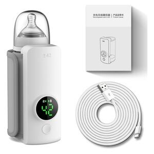 White Portable Bottle Warmer